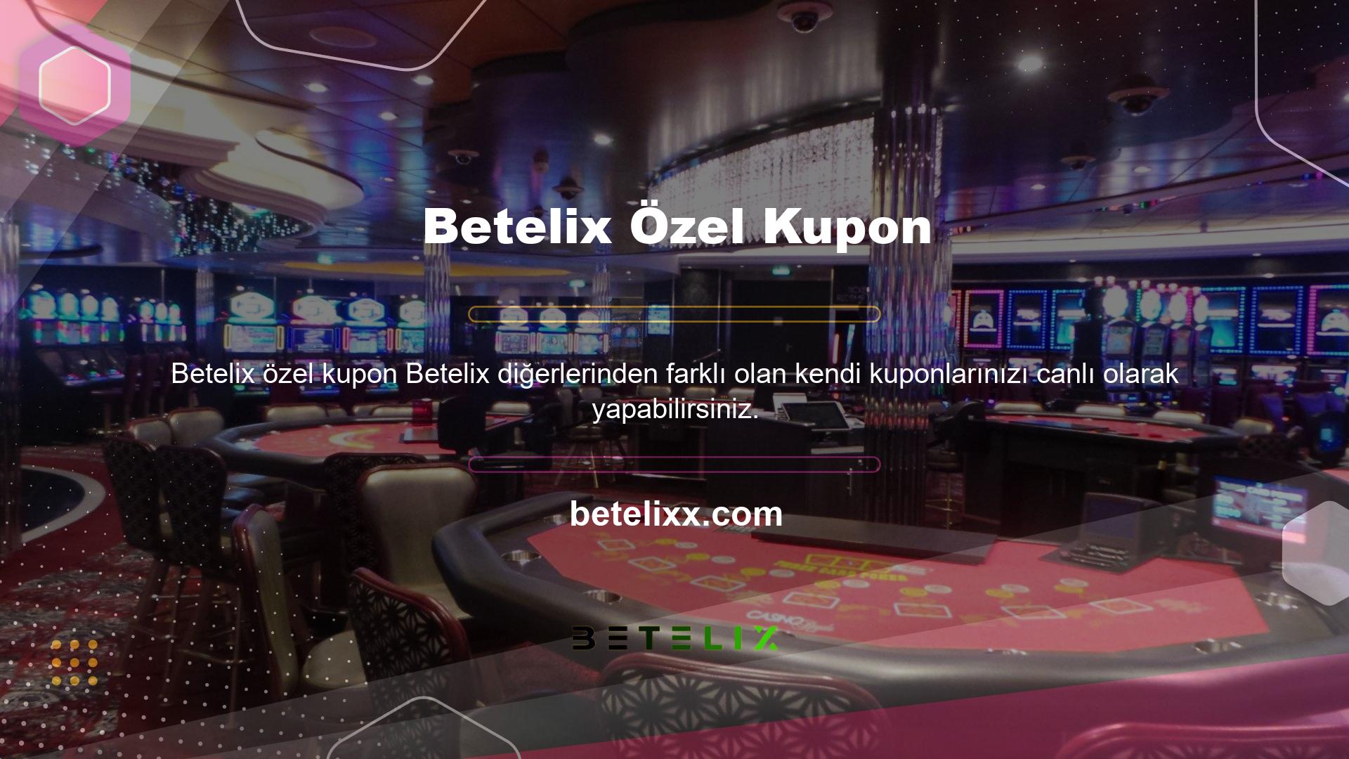 Kullanıcılar "hızlı bahis" düğmesini kullanarak bahisler hızlı bir şekilde yerleştirebilir